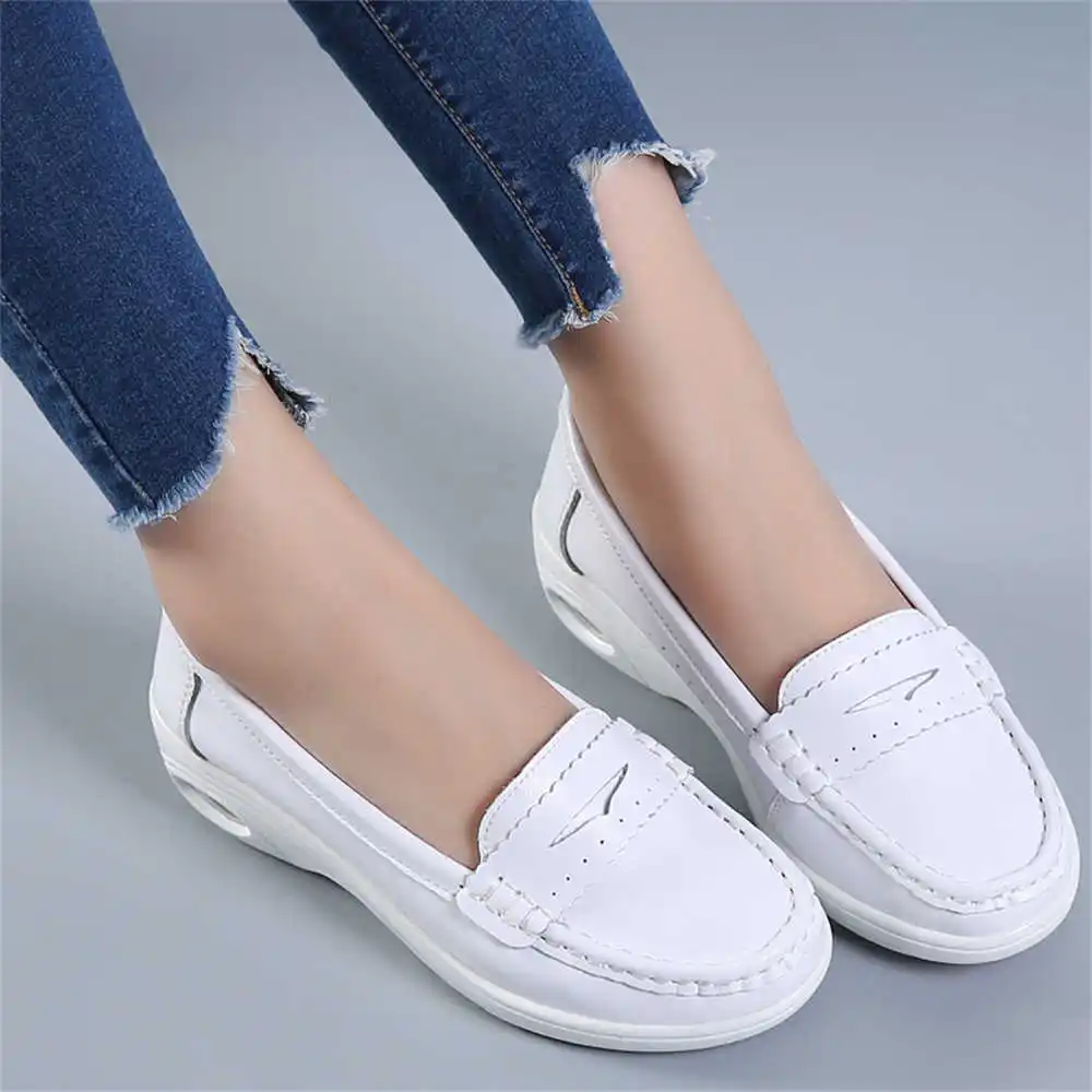 Streetwear Brand Uk - Thick Sole Slipon White Trainers For