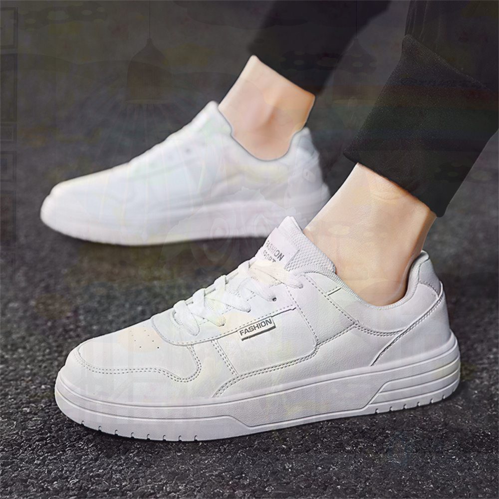 Streetwear Brand Uk - With Ties PU Leather Shoes 41