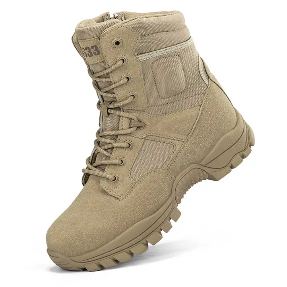 Streetwear Brand Uk - Nonslip Genuine Leather Hiking Boots Designer