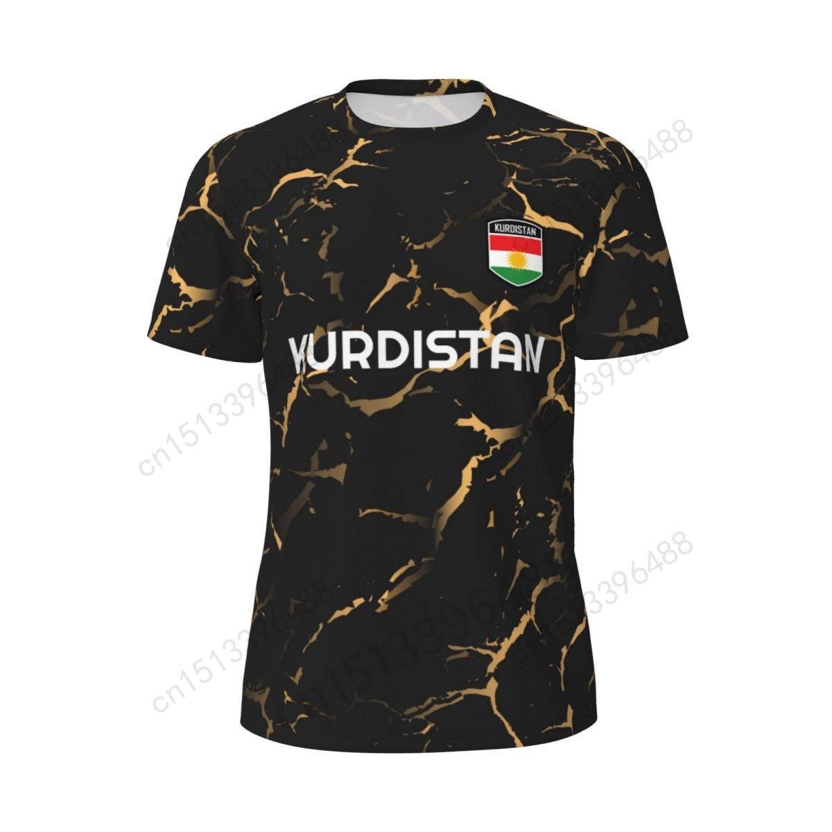 Streetwear Brand T Shirt - Kurdistan Flag 3D Printed T Shirt