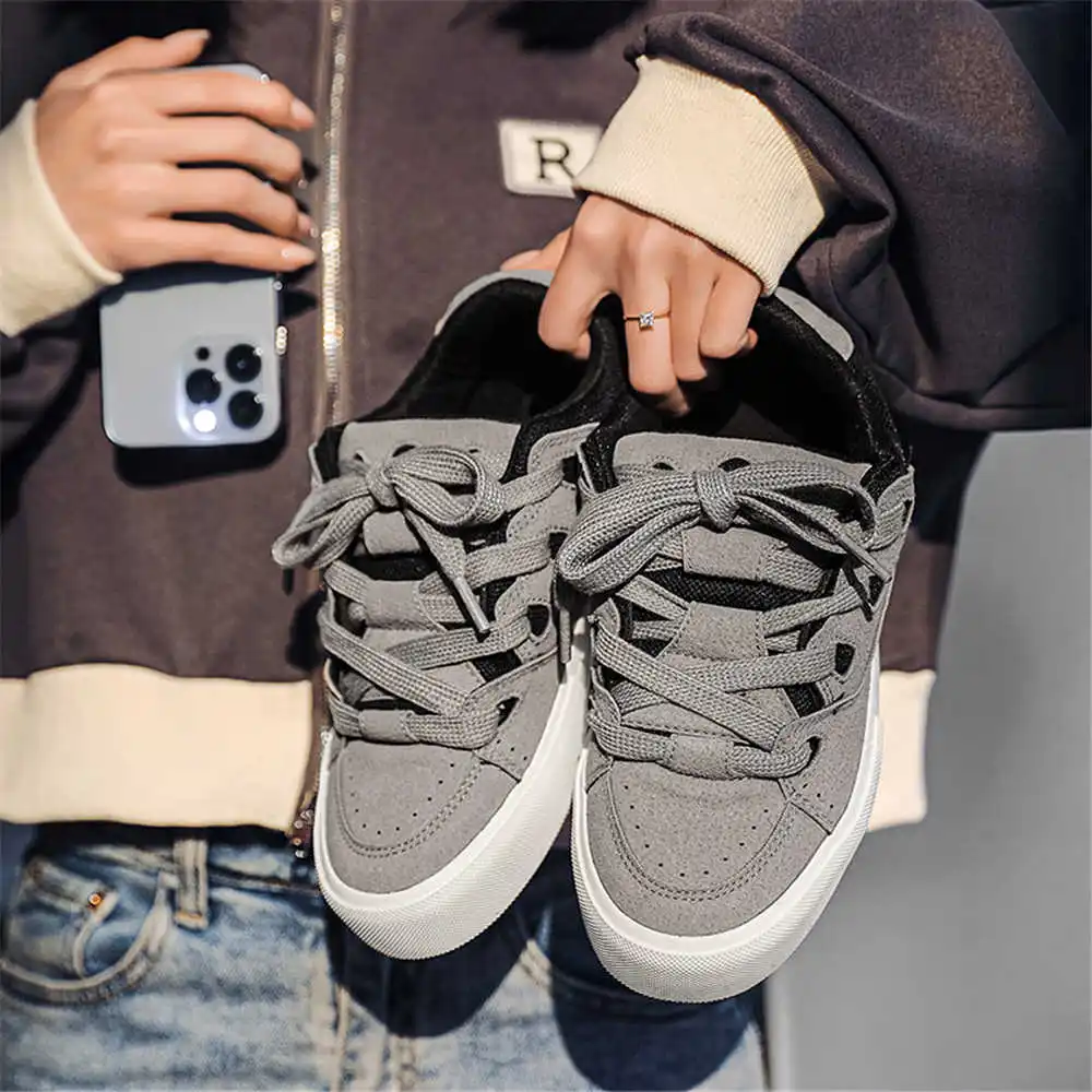 Streetwear Brand Uk - With Lacing Hiphop Women's School Shoes
