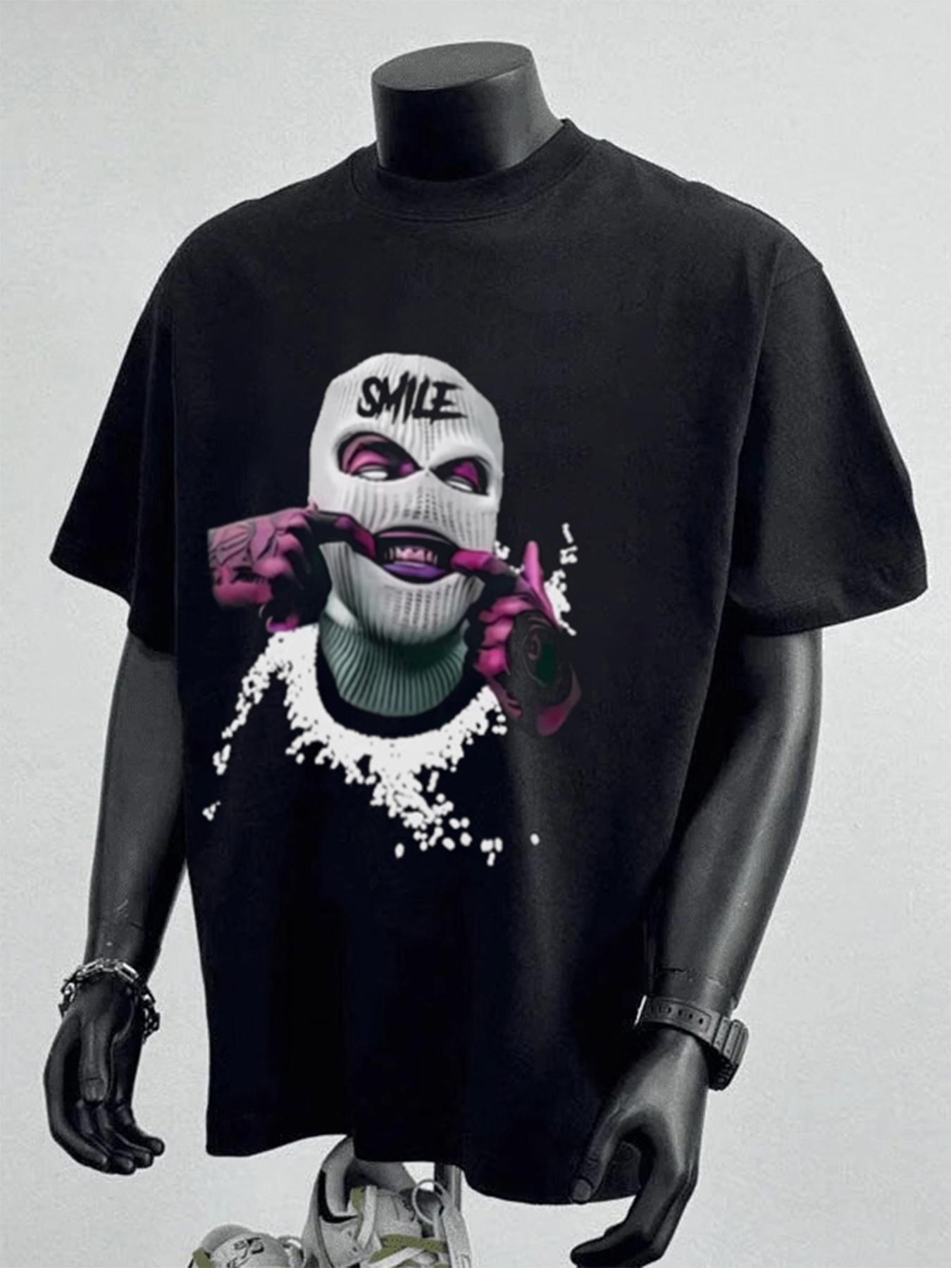 T-Shirt 100% Cotton Pattern Pr - đánh giá và giá Urban Streetwear Brand