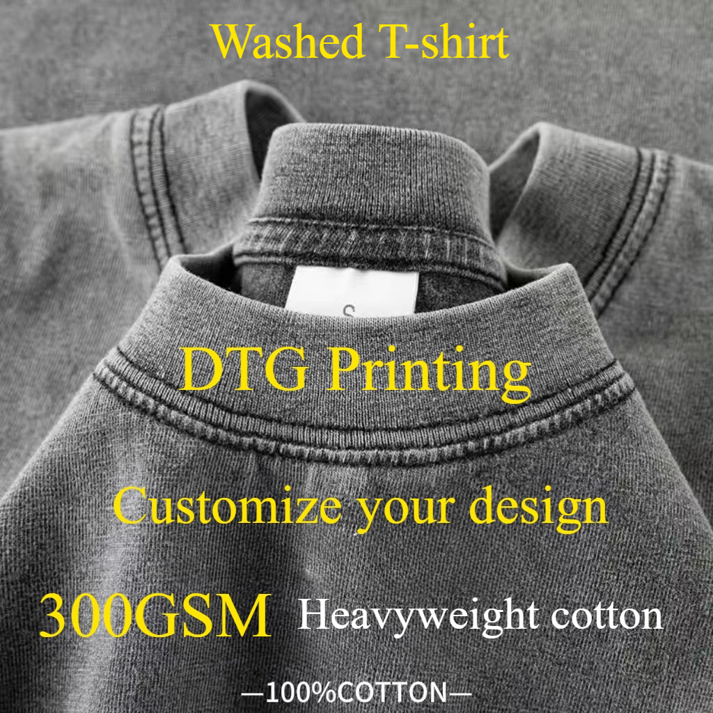 Custom Design DTG Printing Men - đánh giá và giá Streetwear Brand T Shirt