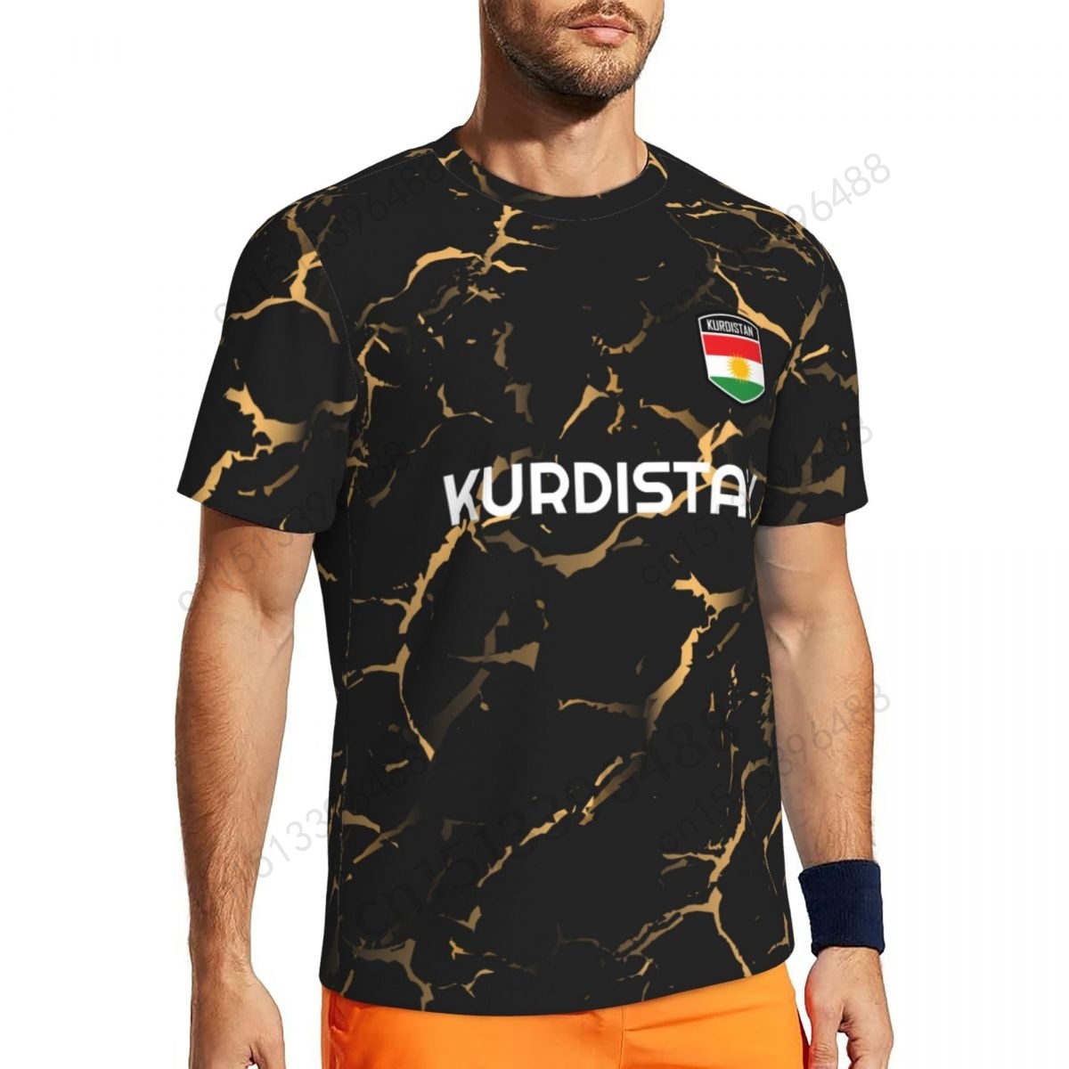 Kurdistan Flag 3D Printed T Sh - đánh giá và giá Streetwear Brand T Shirt