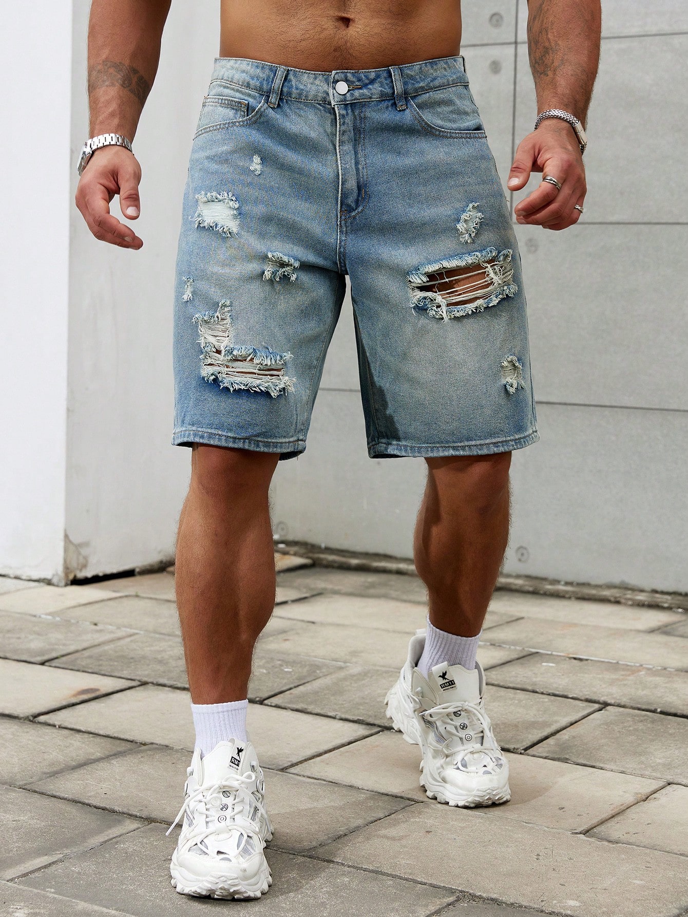 New Fashion Mens Ripped Short  - đánh giá và giá Brand Of Streetwear