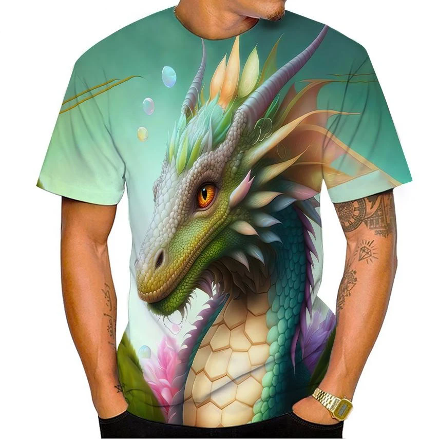 Summer New Men's Top 3D Printe - đánh giá và giá Streetwear Brand T Shirt