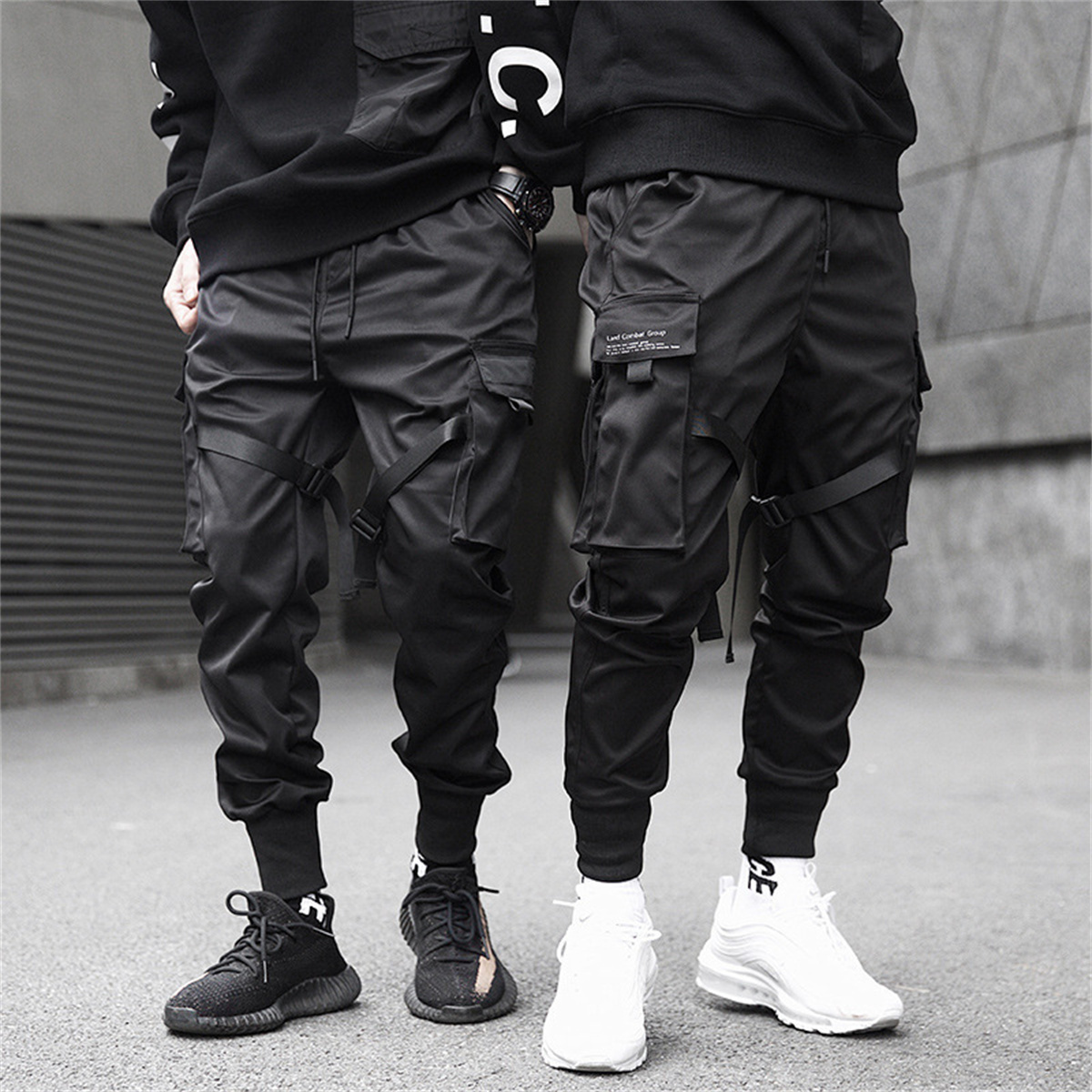 Black Hip Hop Cargo Pants Summ - đánh giá và giá Streetwear Brand China