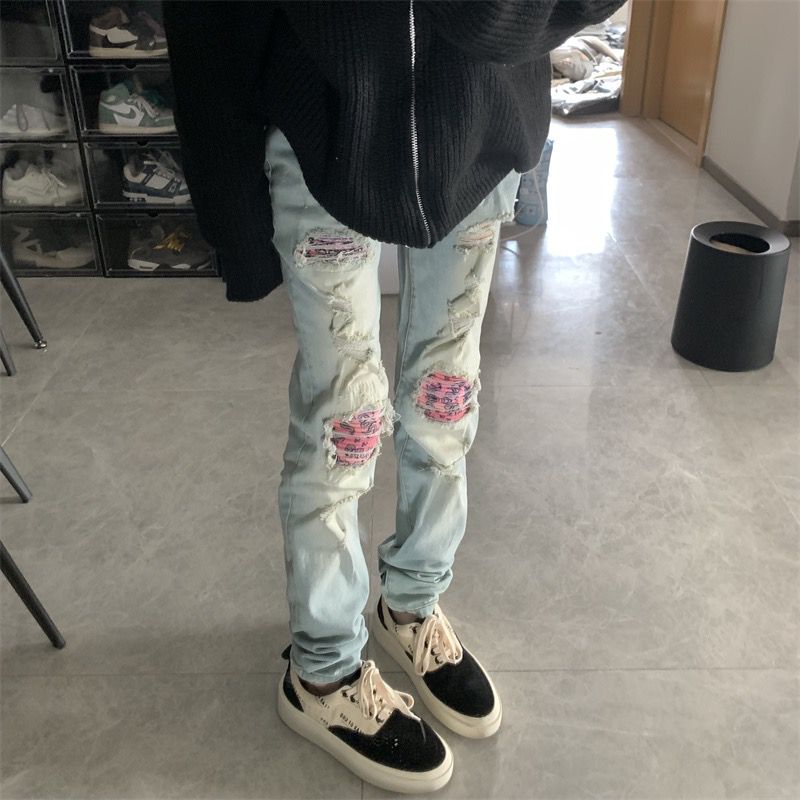 Waed Distred Slim Fit INS Jean - đánh giá và giá Urban Streetwear Brand