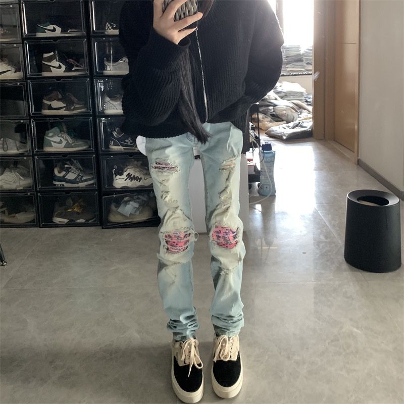 Waed Distred Slim Fit INS Jean - đánh giá và giá Urban Streetwear Brand