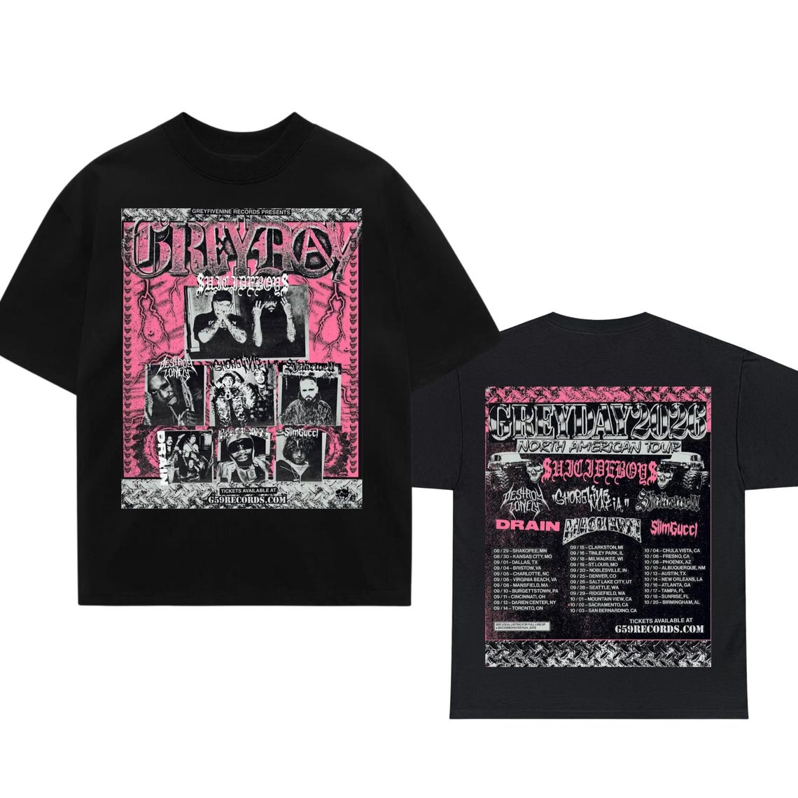 Dark Hip Hop Concert Tour 2026 - đánh giá và giá Urban Streetwear Brand