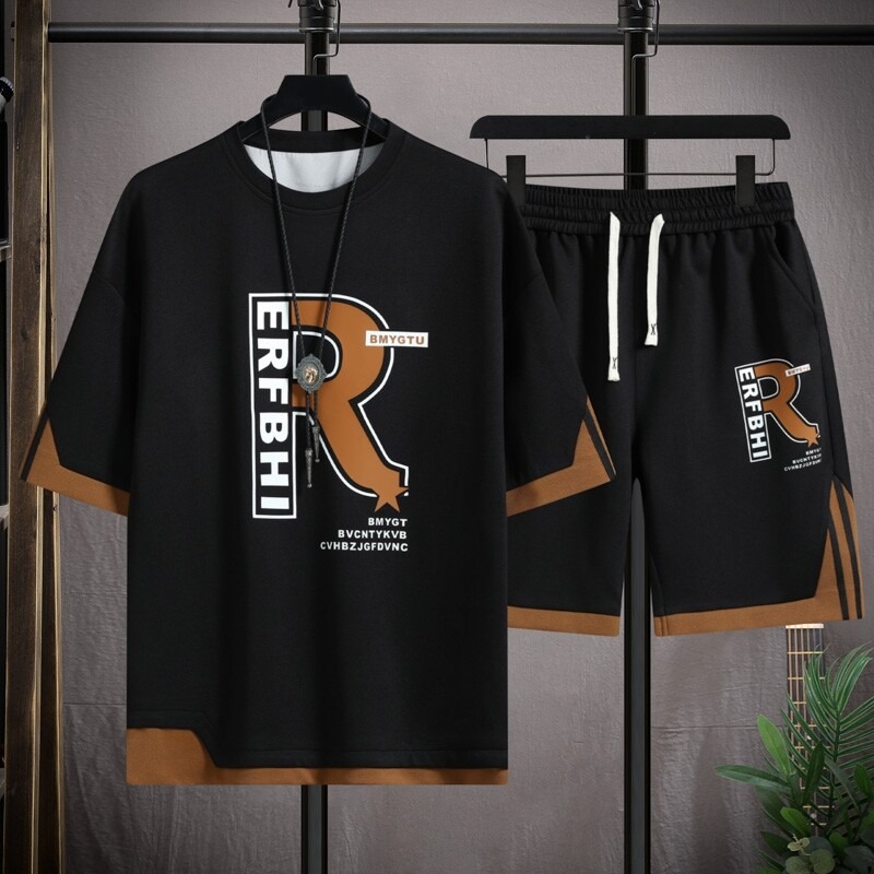 Ice Silk Casual T-Shirt Set fo - đánh giá và giá Urban Streetwear Brand