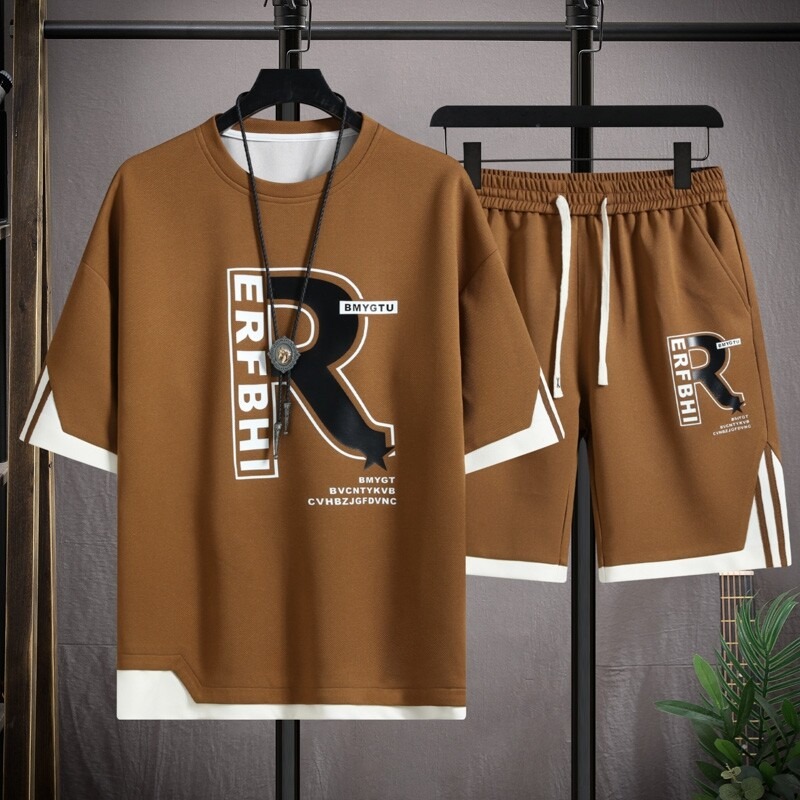 Ice Silk Casual T-Shirt Set fo - đánh giá và giá Urban Streetwear Brand